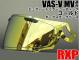 パーツ RXP VAS-V MV適合 ミラーシールド ゴールド/ダークスモーク 社外品 アライ Arai ヘルメット